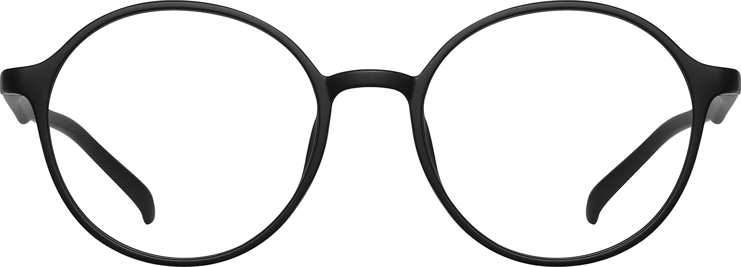 Fytoo Round Black TR90 Full Rim Eyeglasses-image-FT421914-03