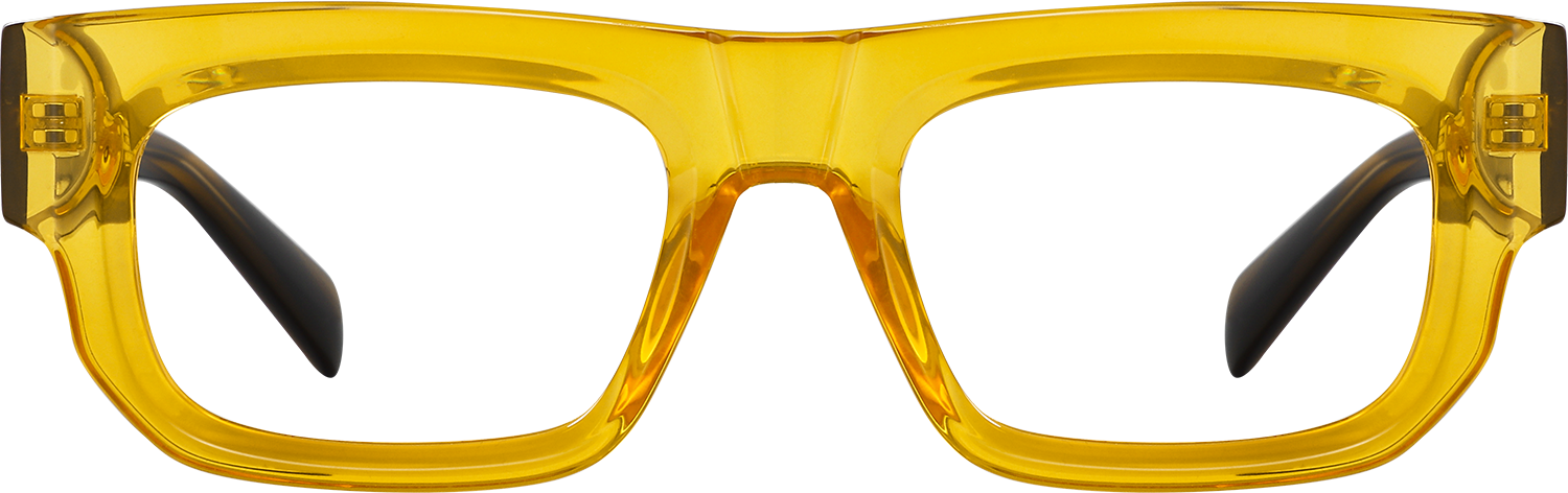 Fytoo Rectangle Orange TR90 Acetate Full Rim Eyeglasses-image-FT427128-01