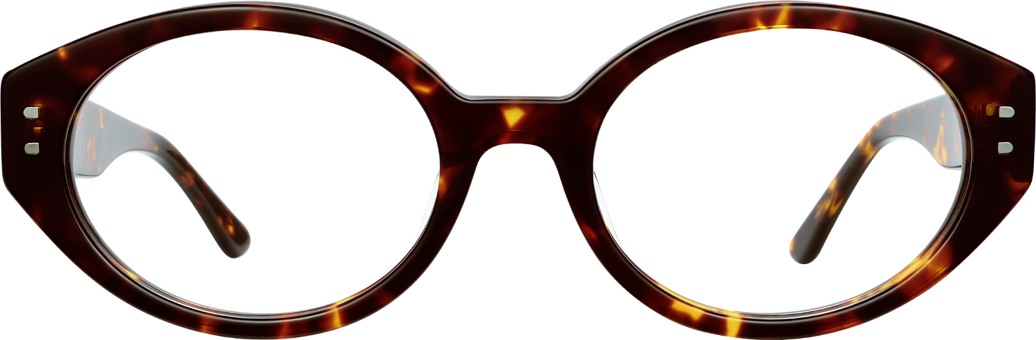 Fytoo Oval Tortoiseshell Acetate Full Rim Eyeglasses-image-FT432801-02