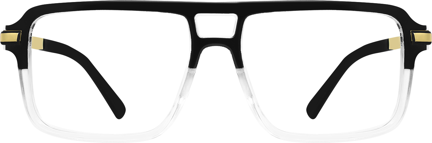 Fytoo Aviator Two Tone TR90 Metal Full Rim Eyeglasses-image-FT467038-02