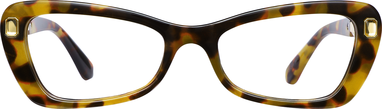 Fytoo Geometric Tortoiseshell TR90 Full Rim Eyeglasses-image-FT473340-02