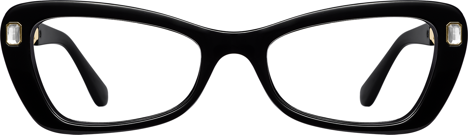 Fytoo Geometric Black TR90 Full Rim Eyeglasses-image-FT473340-03