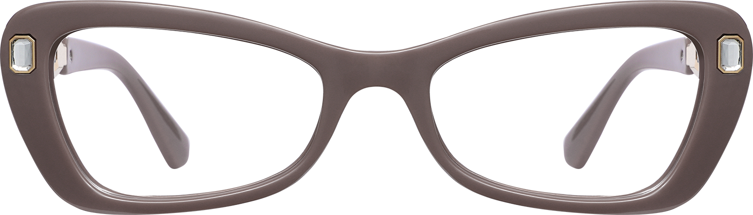 Fytoo Geometric Purple TR90 Full Rim Eyeglasses-image-FT473340-04