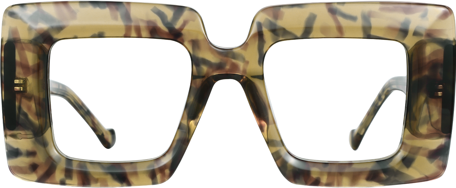 Fytoo Square Tortoiseshell Acetate Full Rim Eyeglasses-image-FT473644-01