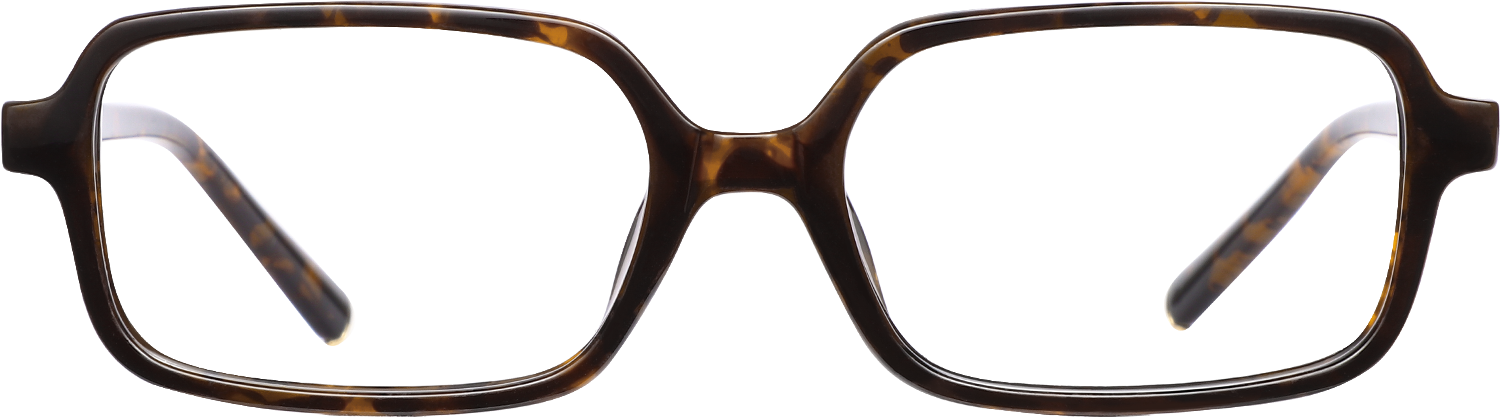 Fytoo Rectangle Tortoiseshell TR90 Full Rim Eyeglasses-image-FT492160-01