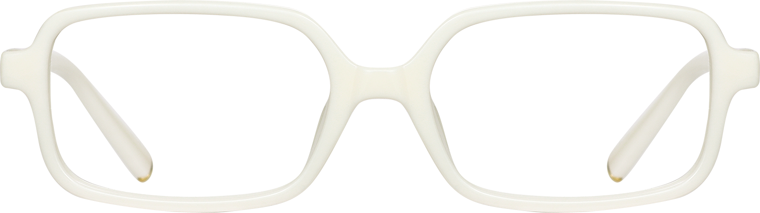 Fytoo Rectangle White TR90 Full Rim Eyeglasses-image-FT492160-03