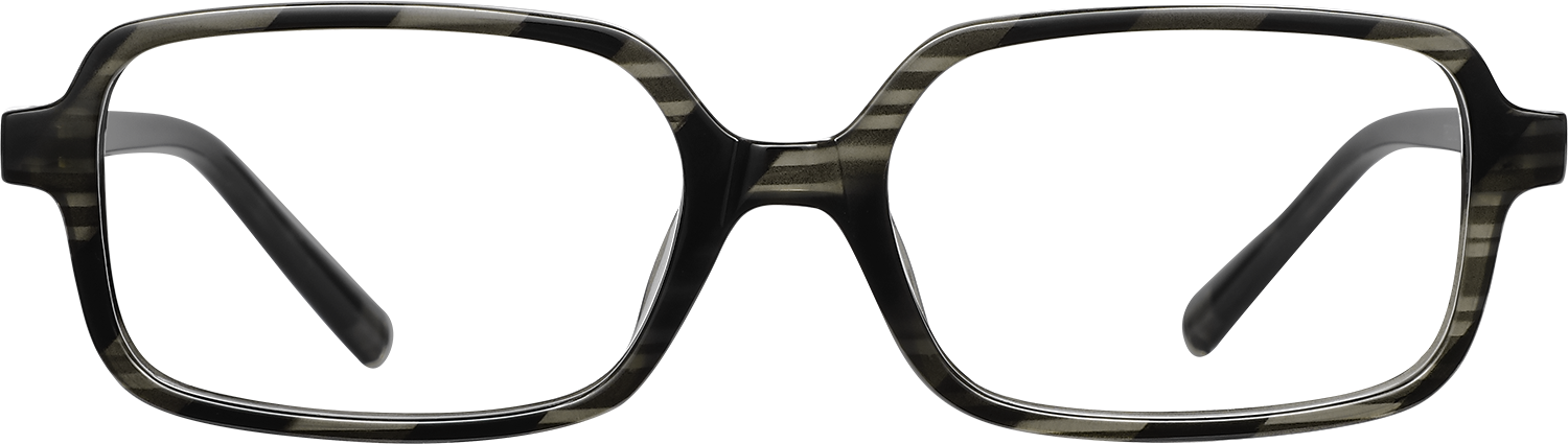 Fytoo Rectangle Dark Grey TR90 Full Rim Eyeglasses-image-FT492160-05