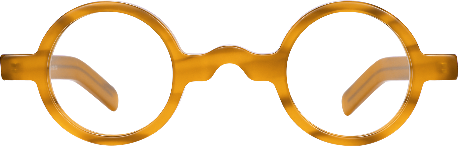 Fytoo Round Orange Acetate Full Rim Eyeglasses-image-FT513675-02