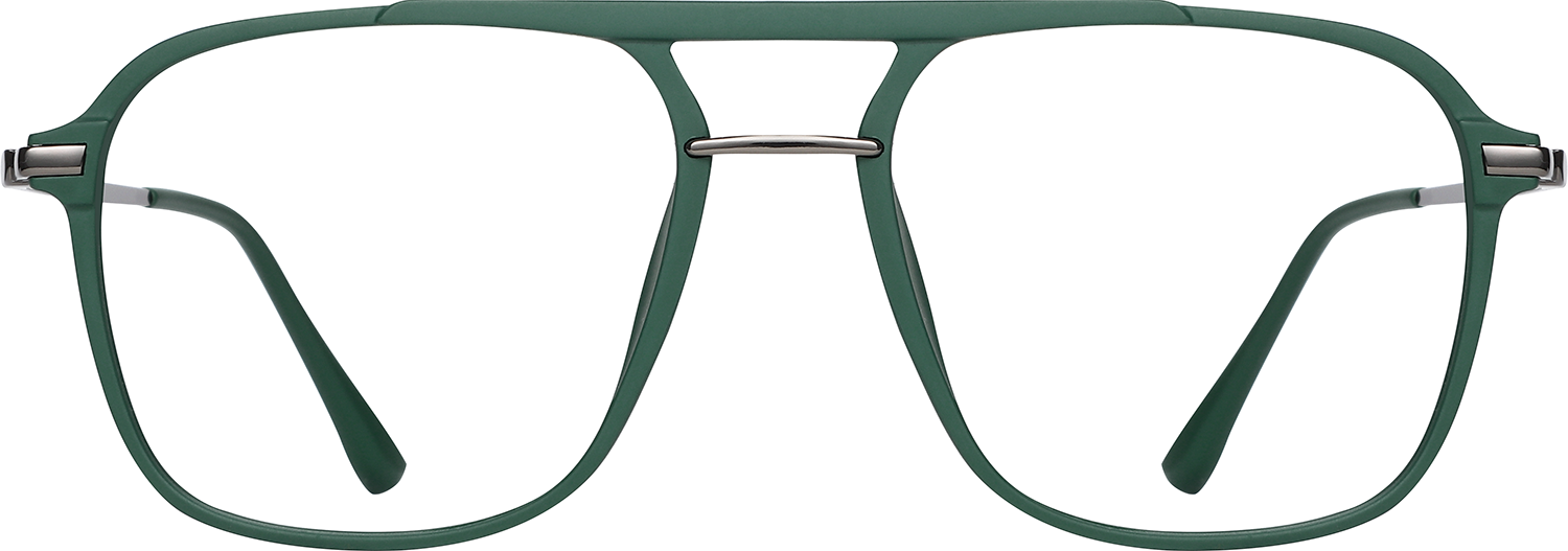 Fytoo Aviator Green TR90 Full Rim Eyeglasses-image-FT520069-01