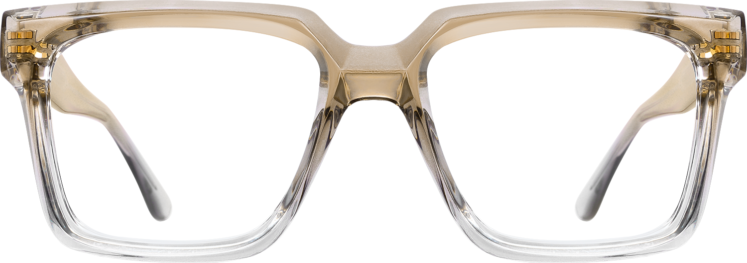 Fytoo Square Two Tone Acetate Full Rim Eyeglasses-image-FT527174-03