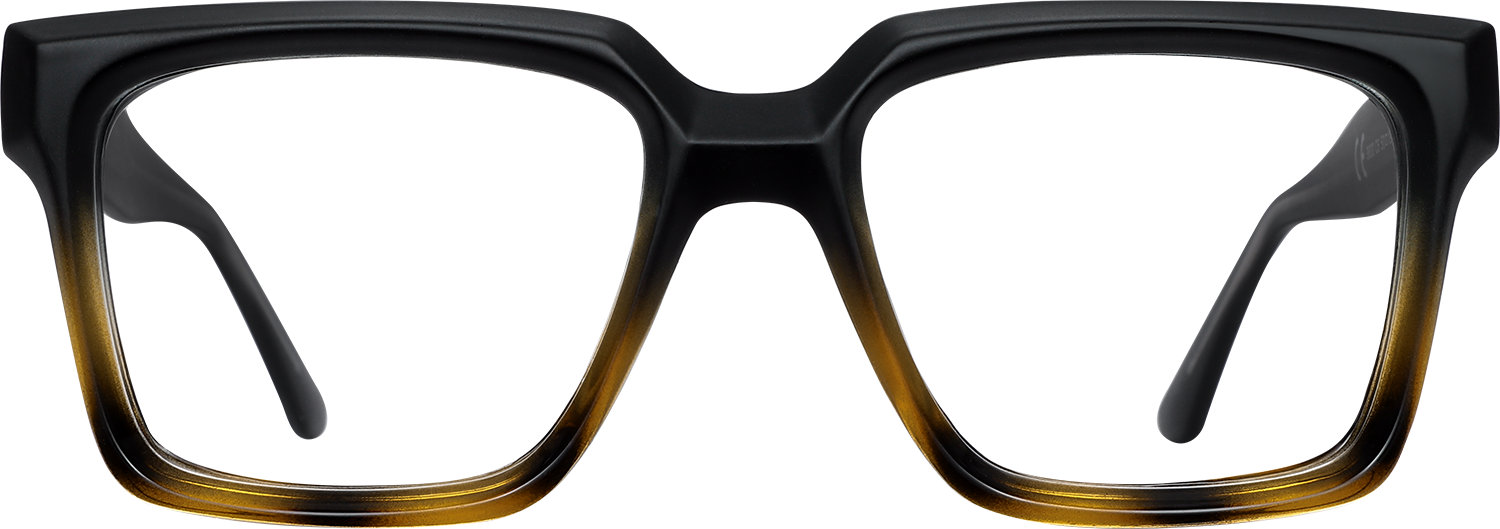 Fytoo Square Two Tone Acetate Full Rim Eyeglasses-image-FT527174-05