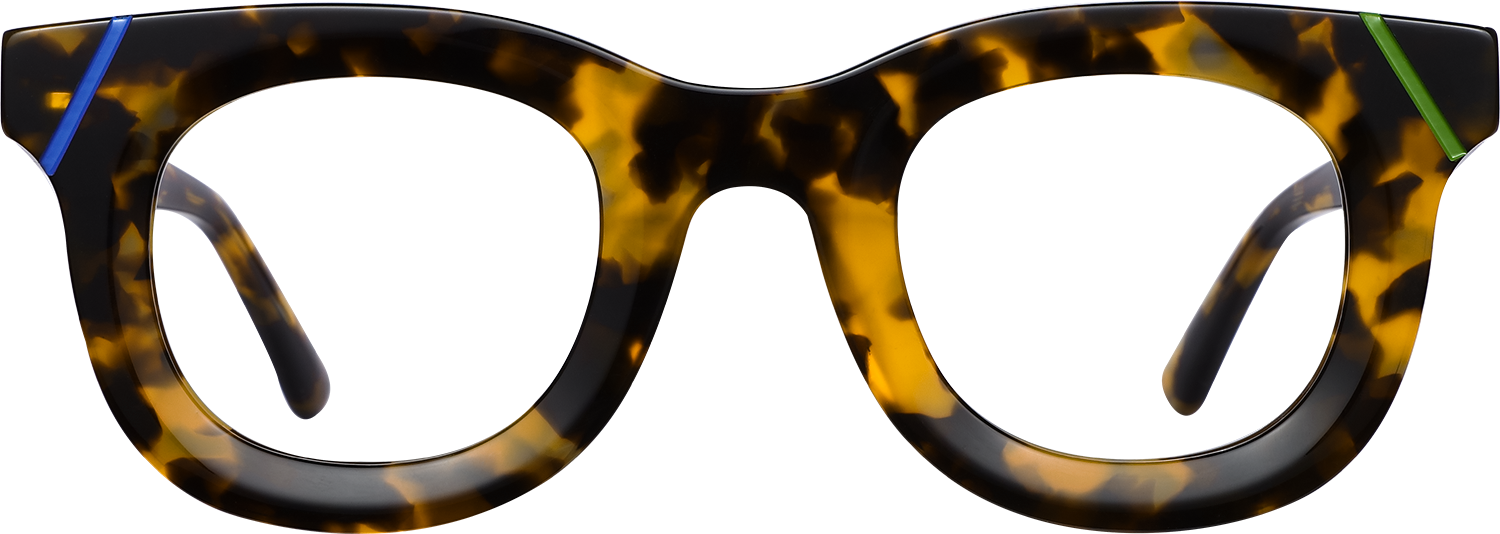 Fytoo Round Tortoiseshell Acetate Full Rim Eyeglasses-image-FT527651-01