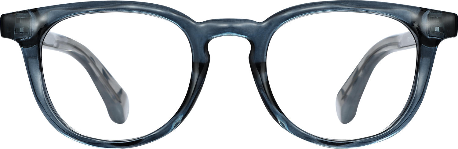 Fytoo Round Blue Acetate Full Rim Eyeglasses-image-FT534206-02