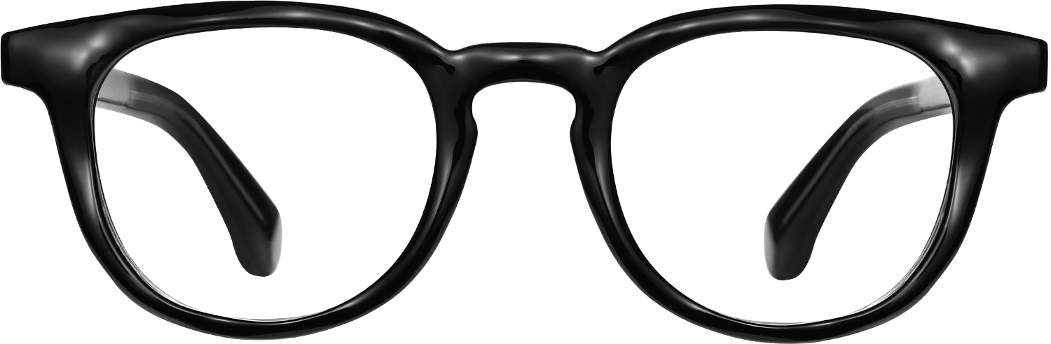Fytoo Round Black Acetate Full Rim Eyeglasses-image-FT534206-04