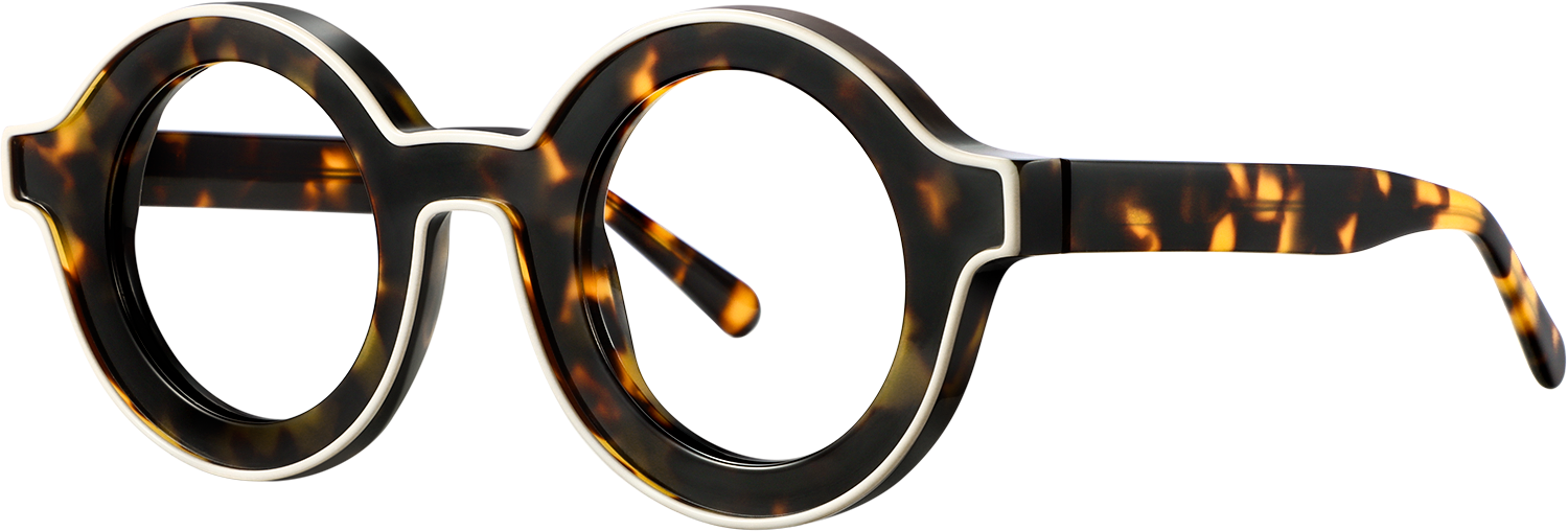 Cheap Spring Clip For Frame Hestia Round Tortoiseshell Eyeglasses | Fytoo Optical