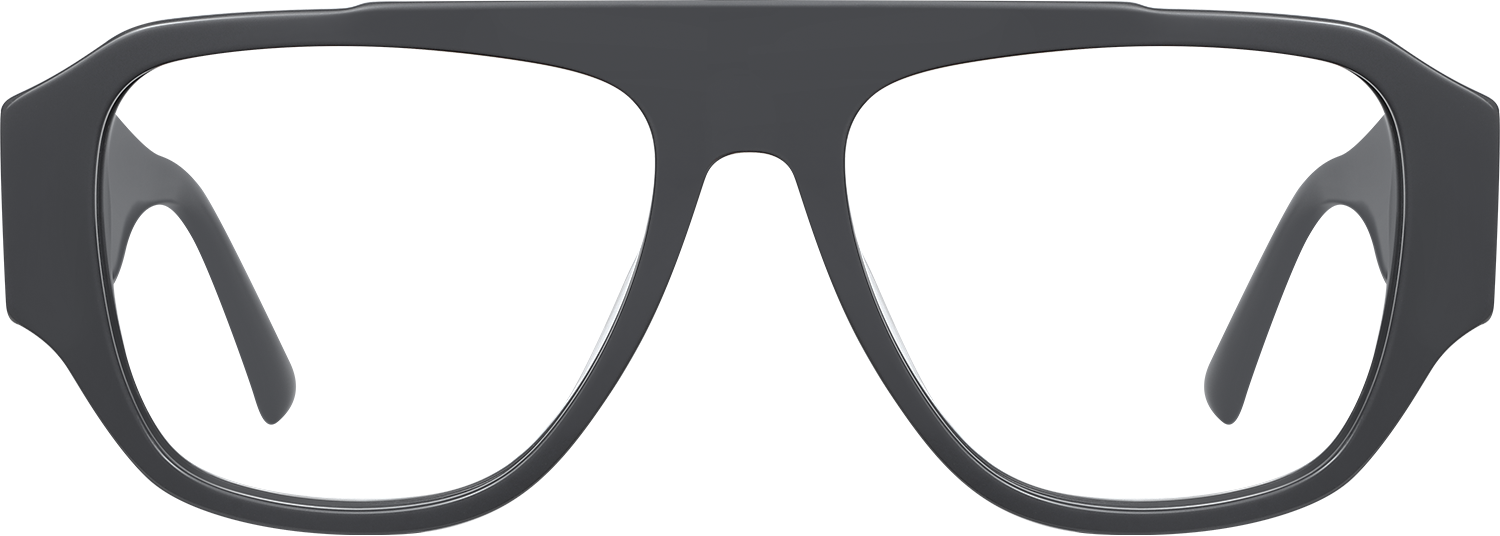 Fytoo Geometric Grey Acetate Full Rim Eyeglasses-image-FT539046-02