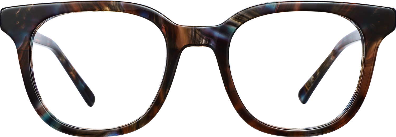 Fytoo Square Tortoiseshell Acetate Full Rim Eyeglasses-image-FT557897-02