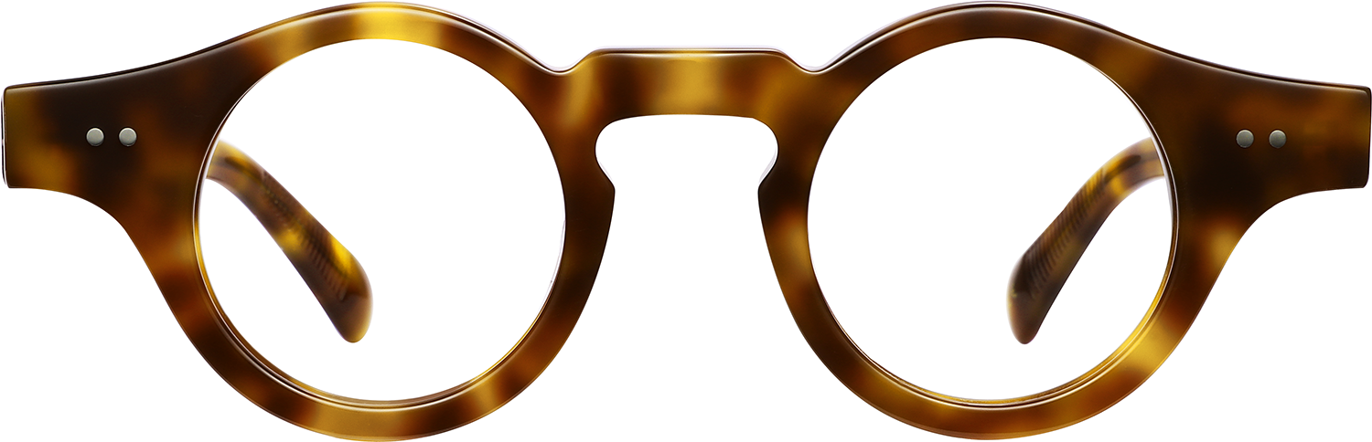 Fytoo Round Tortoiseshell Acetate Full Rim Eyeglasses-image-FT560491-04