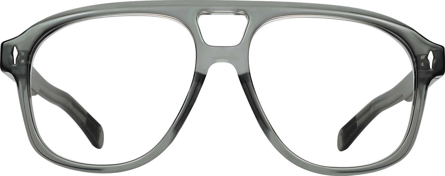 Fytoo Aviator Grey Acetate Full Rim Eyeglasses-image-FT566367-01