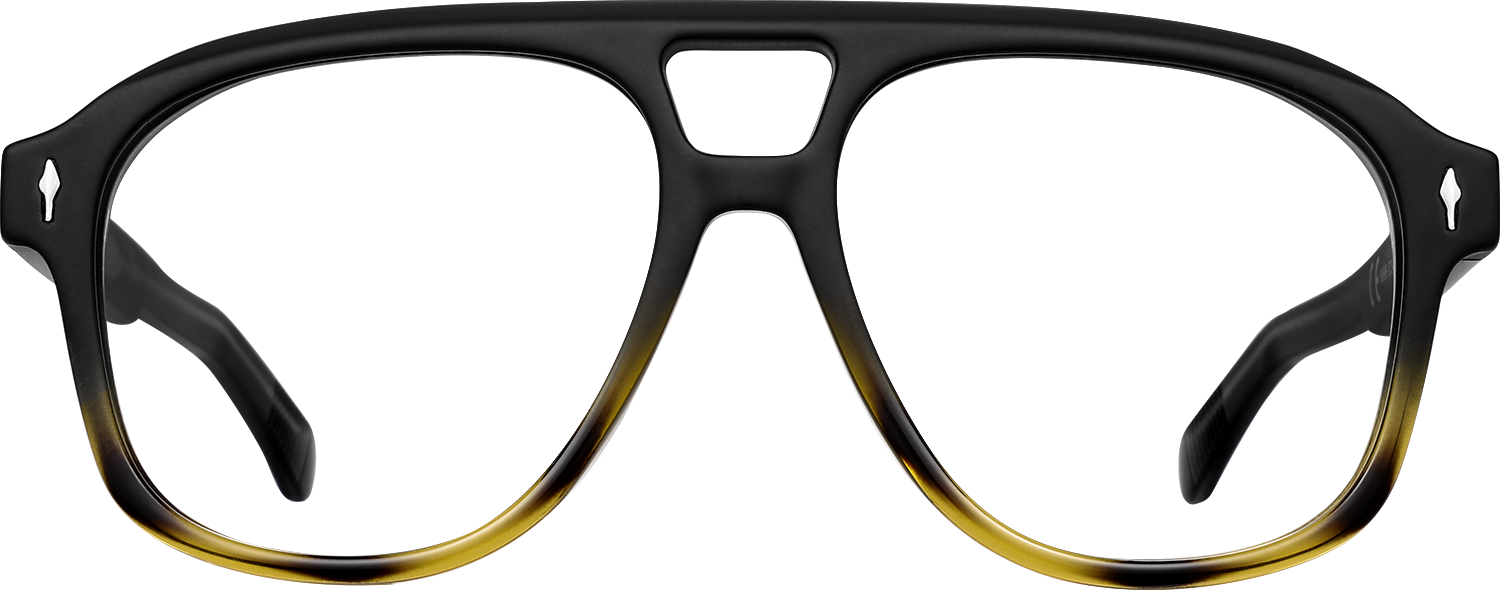 Fytoo Aviator Two Tone Acetate Full Rim Eyeglasses-image-FT566367-02