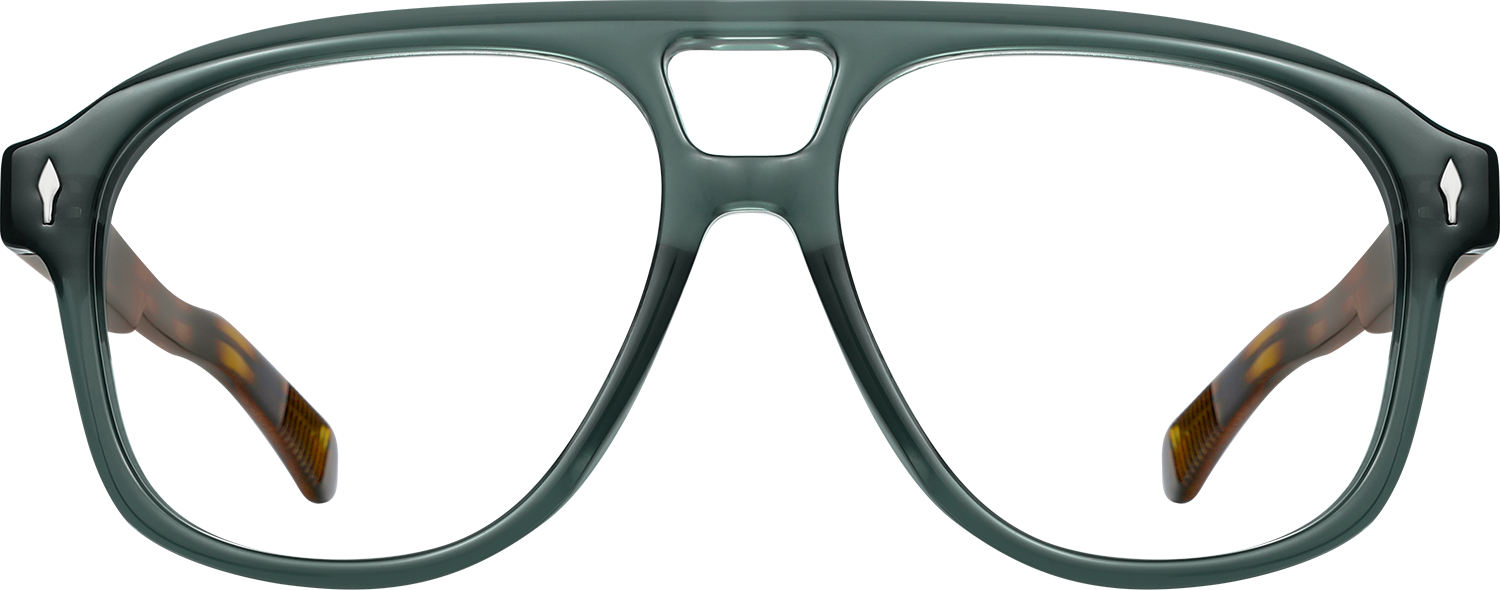 Fytoo Aviator Blue Acetate Full Rim Eyeglasses-image-FT566367-04