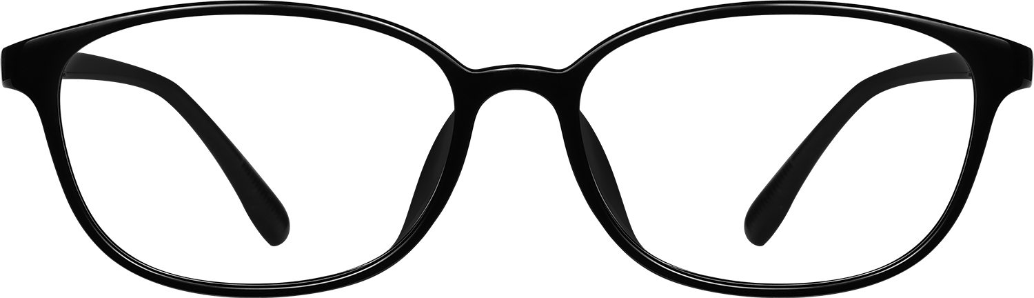 Fytoo Rectangle Black TR90 Full Rim Eyeglasses-image-FT598704-04