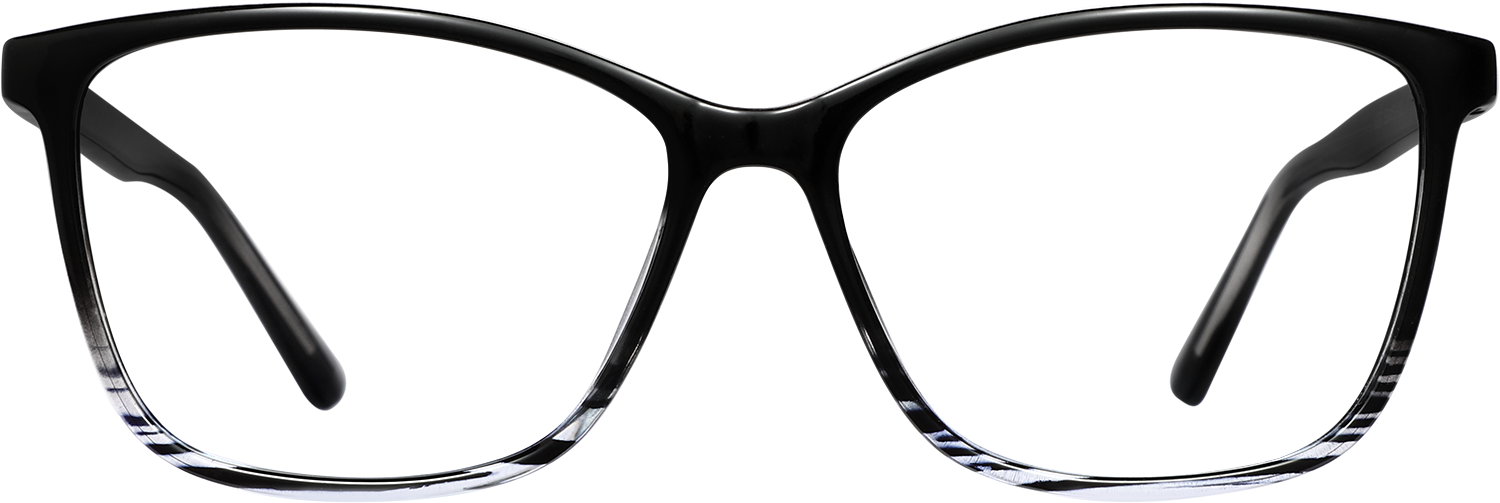 Fytoo Square Two Tone TR90 Full Rim Eyeglasses