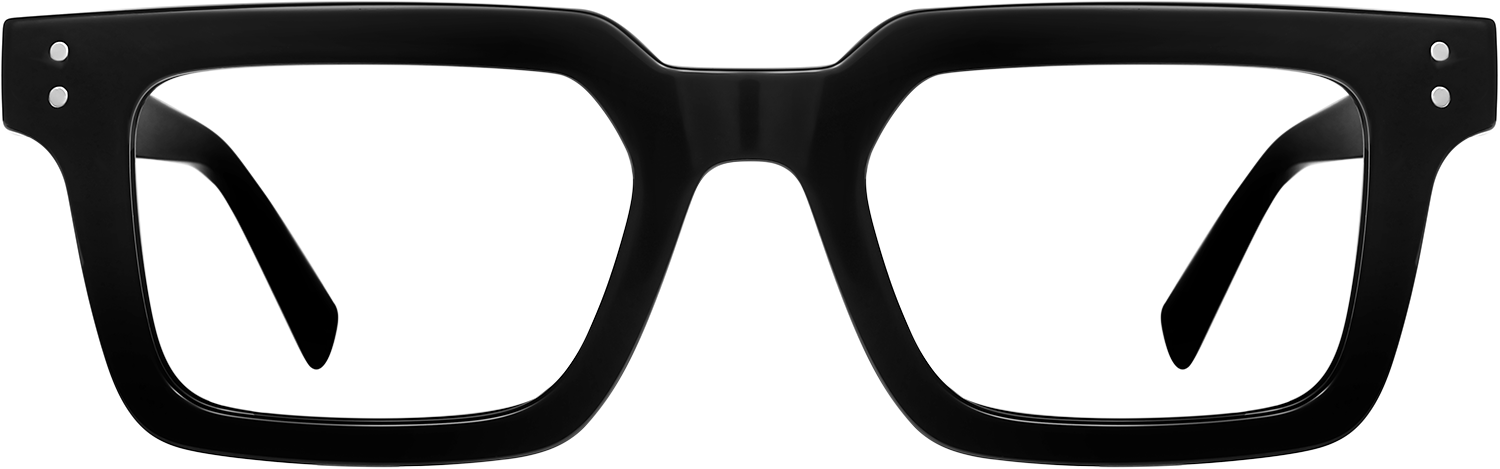 Rectangle Black TR90 Full Rim Eyeglasses