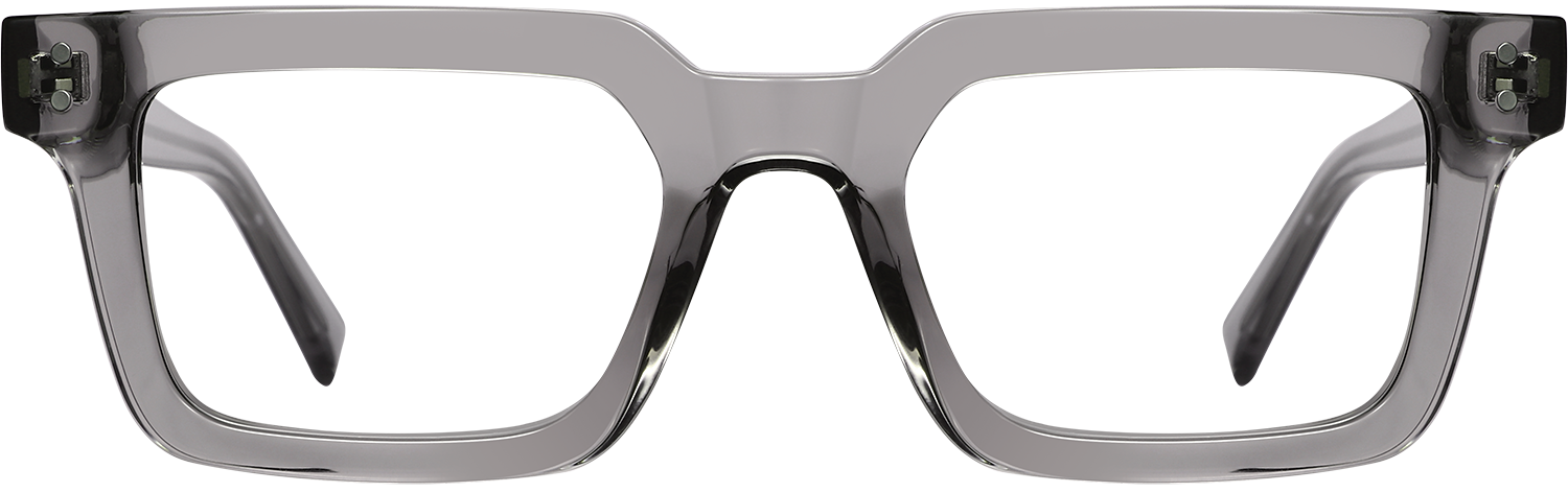 Rectangle Grey TR90 Full Rim Eyeglasses