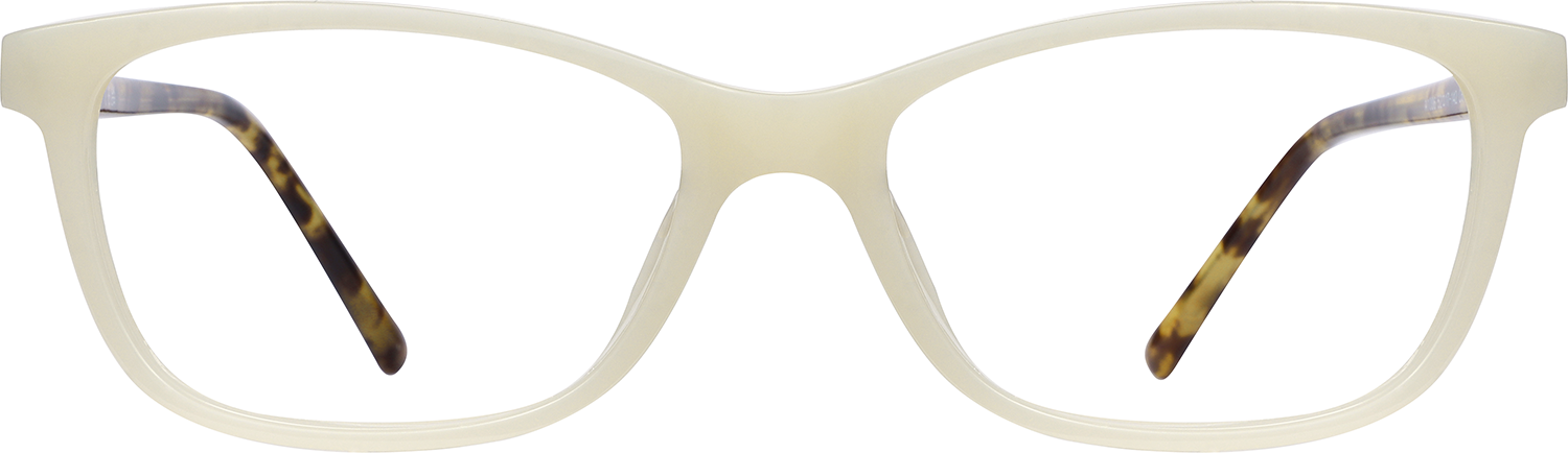 Fytoo Rectangle White TR90 Full Rim Eyeglasses-image-FT630956-01