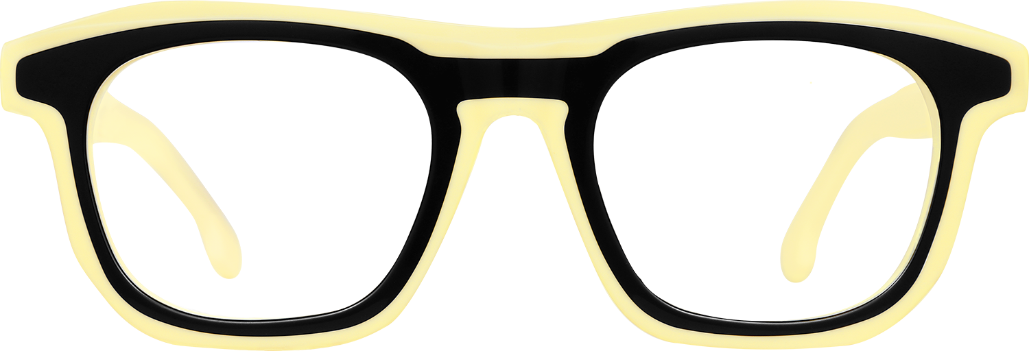 Fytoo Geometric Two Tone Acetate Full Rim Eyeglasses-image-FT652617-02