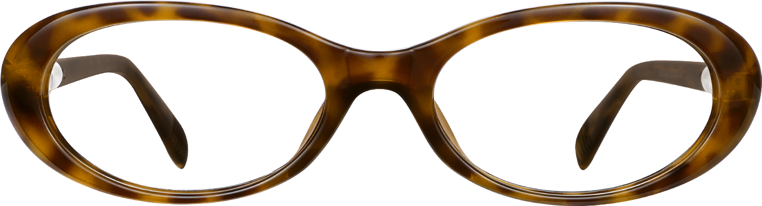 Fytoo Oval Tortoiseshell Acetate Full Rim Eyeglasses — Frame Only
