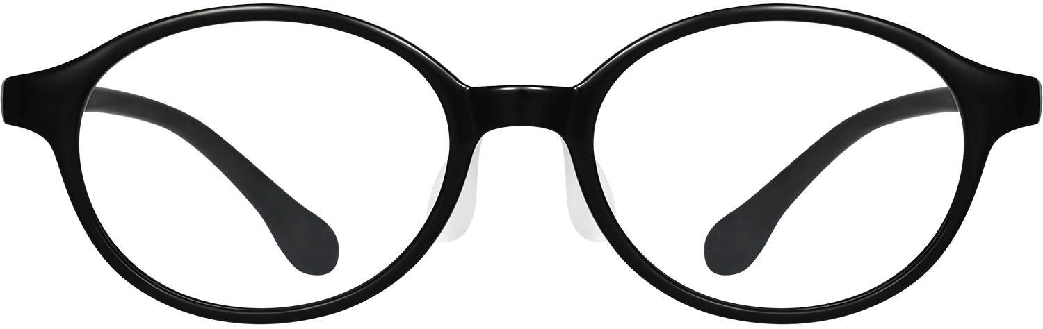 Fytoo Oval Black TR90 Full Rim Kids