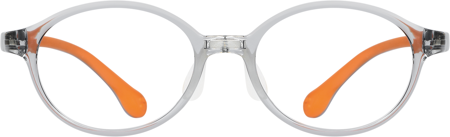 Fytoo Oval Grey TR90 Full Rim Kids