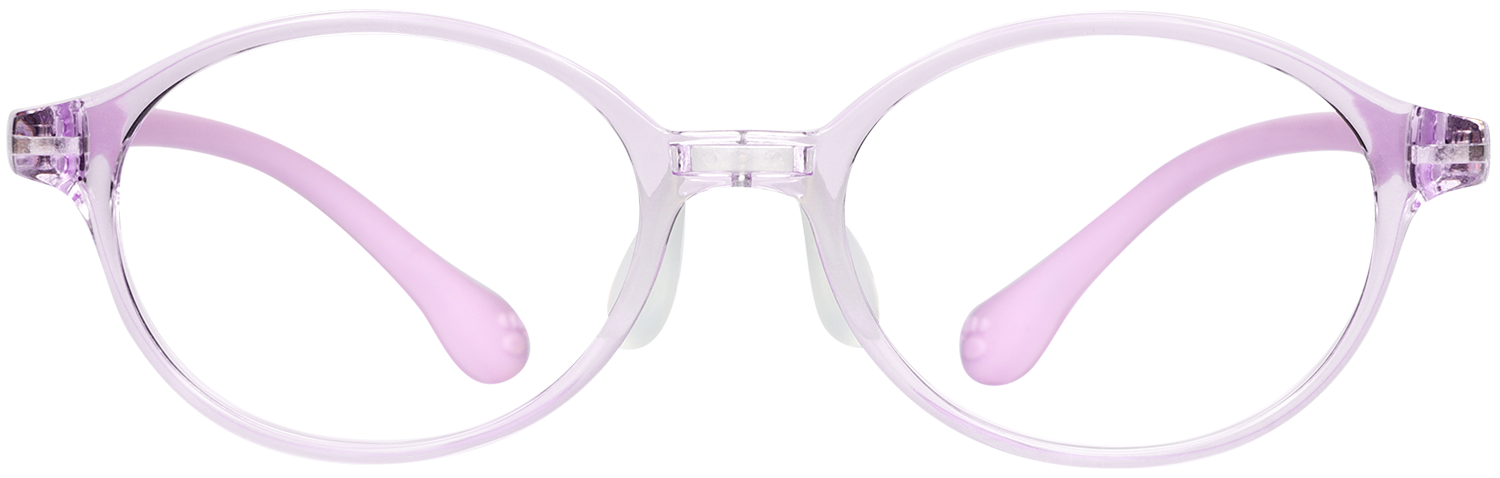 Fytoo Oval Purple TR90 Full Rim Kids
