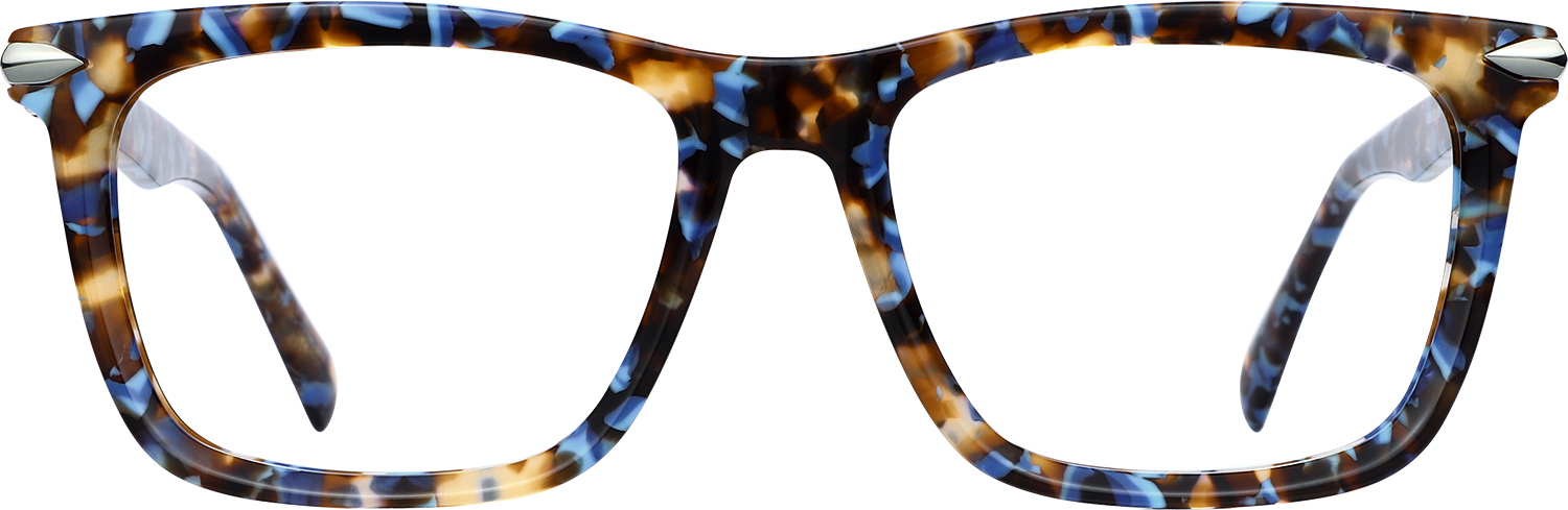 Fytoo Square Tortoiseshell Acetate Metal  Eyeglasses-image-FT702745-02