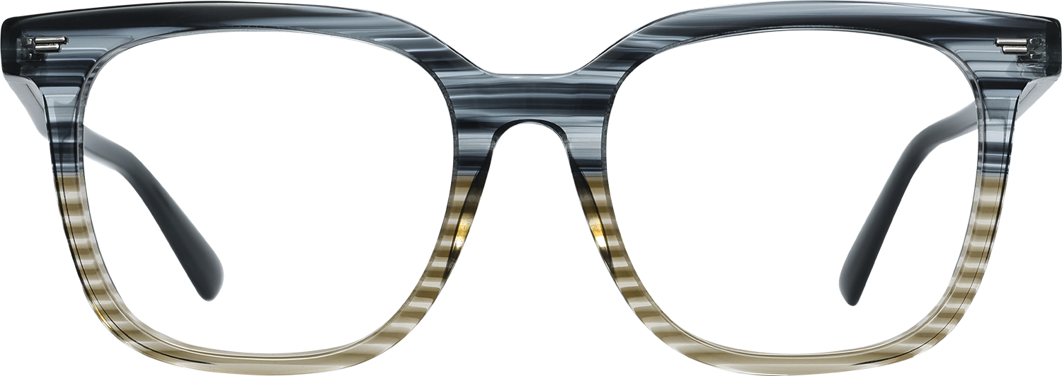 Fytoo Square Two Tone Acetate Full Rim Eyeglasses-image-FT703060-01