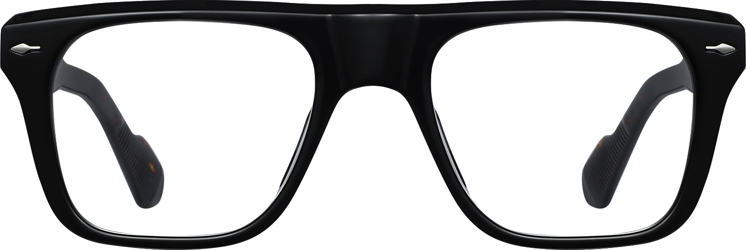 Fytoo Square Black Acetate Full Rim Eyeglasses-image-FT722170-01