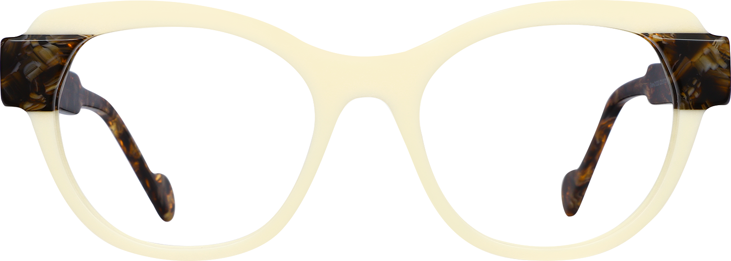 Fytoo Geometric Two Tone Acetate Full Rim Eyeglasses-image-FT727262-01