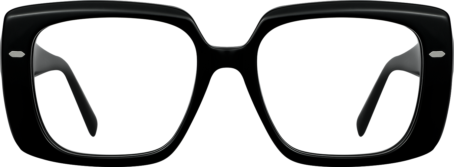 Fytoo Square Black Acetate Full Rim Eyeglasses-image-FT729590-04