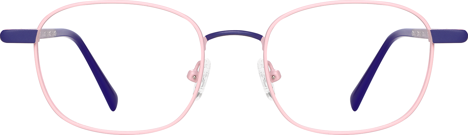 Fytoo Square Pink Metal Full Rim Eyeglasses-image-FT738930-01