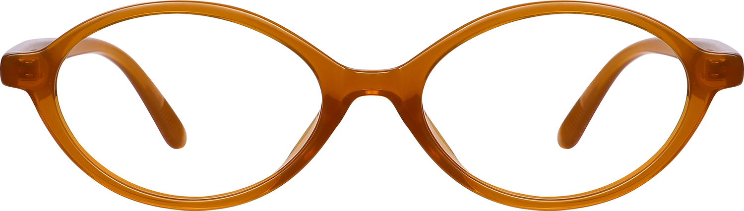 Fytoo Oval Orange TR90 Full Rim Eyeglasses-image-FT741808-03