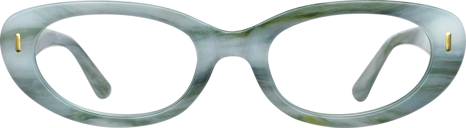 Fytoo Oval Floral TR90 Full Rim Eyeglasses-image-FT749422-02