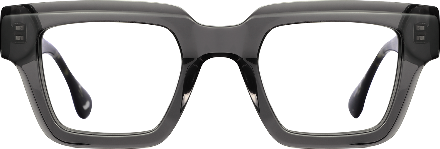 Fytoo Square Grey Acetate Full Rim Eyeglasses-image-FT751626-03