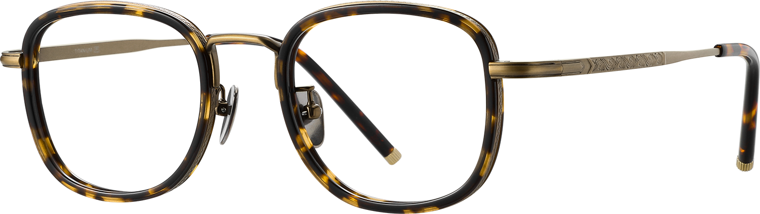 Aletheiane Square Tortoiseshell Eyeglasses | Fytoo Optical