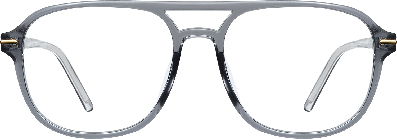 Fytoo Aviator Grey TR90 Full Rim Eyeglasses-image-FT760334-02