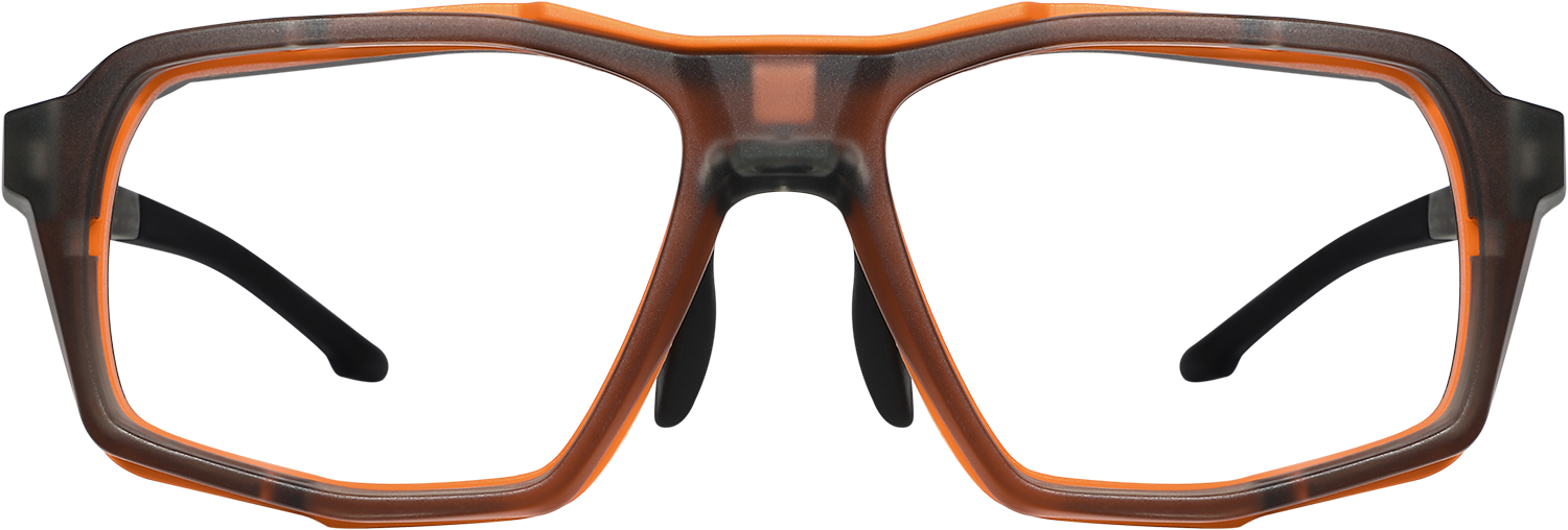 Fytoo Geometric Grey TR90 Full Rim Eyeglasses