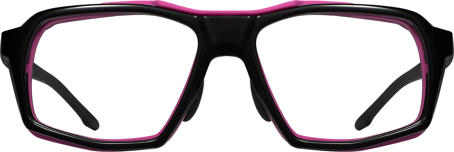 Fytoo Geometric Two Tone TR90 Full Rim Eyeglasses