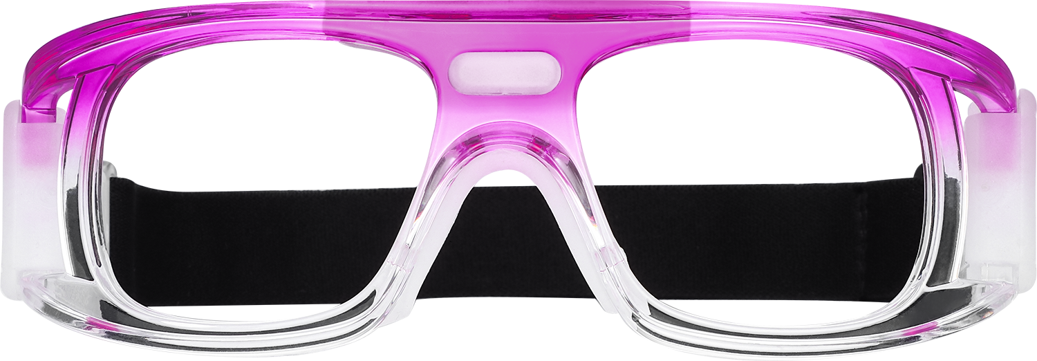 Fytoo Rectangle Pink TR90 Full Rim Eyeglasses-image-FT772548-01