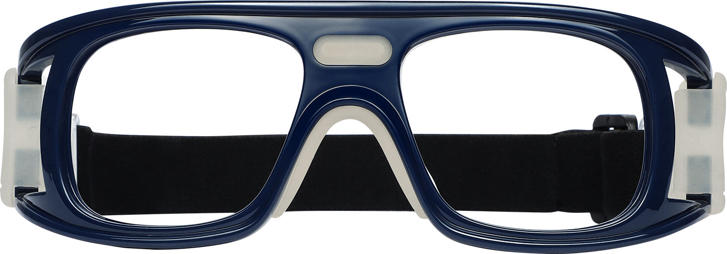 Fytoo Rectangle Dark Blue TR90 Full Rim Eyeglasses-image-FT772548-04